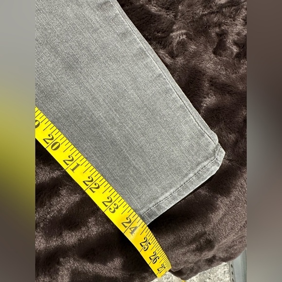 Mavi Jeans Distressed Mid Rise Ankle Skinny Jeans Grey Size 25 - Picture 9 of 10